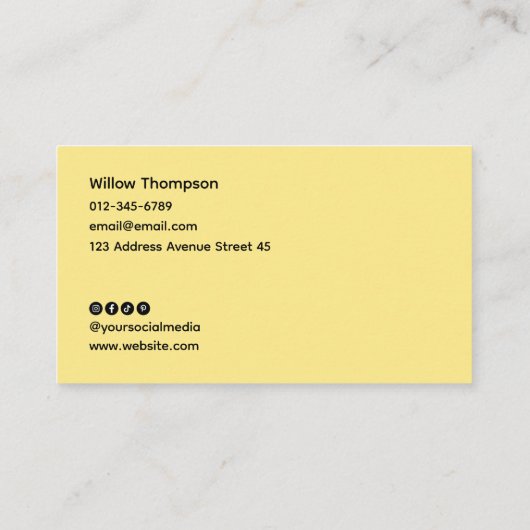 コテージ手作りジャムと保存名刺 名刺 (裏面)