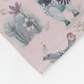 コテージ核お洒落動物 フリースブランケット (角)