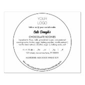 コテージ業切手 ラバースタンプ (インプリント)