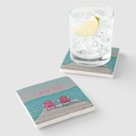 コテージ楽しむアディロン素朴ダックチェアでの生活 ストーンコースター