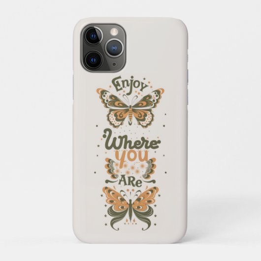 コテージ楽しむコア蝶 Case-Mate iPhoneケース (裏)