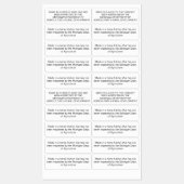 コテージ法ラベル ラベル (シート)