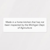 コテージ法ラベル ラベル (デザイン2)