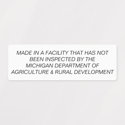 コテージ法ラベル ラベル (デザイン1)