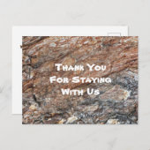 コテージ滞在のお礼ハウスゲスト ポストカード (正面/裏面)