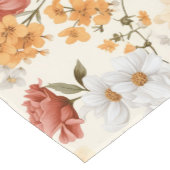 コテージ牧草地カラフル野草 ショートテーブルランナー (コーナー)