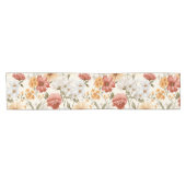 コテージ牧草地カラフル野草 ショートテーブルランナー (横)