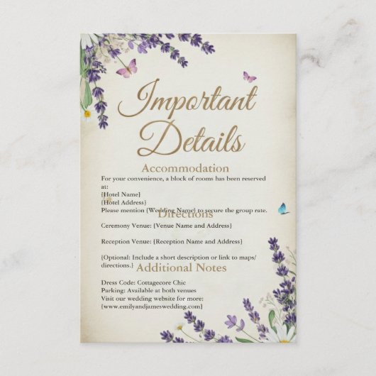 コテージ素朴コアエンクロージャカード エンクロージャーカード (正面)