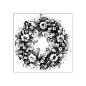 コテージ素朴コアリースヴィンテージゴムスタンプ ラバースタンプ (インプリント)