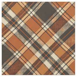 コテージ素朴コアレンジベージュプレイドパターン ファブリック