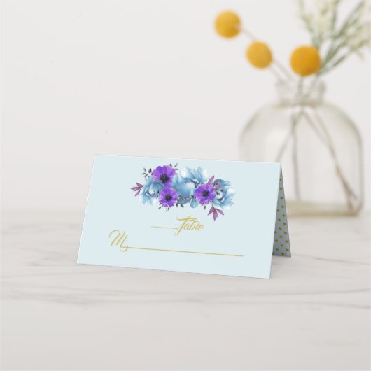 コテージ素朴バラ結婚ズスイートエスコーサンキュート プレイスカード (正面)