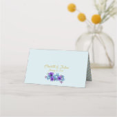 コテージ素朴バラ結婚ズスイートエスコーサンキュート プレイスカード (裏面)