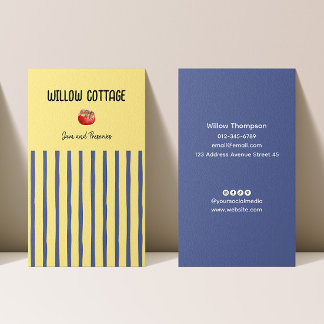 コテージ自家製ジャムアンドレザーズ 名刺