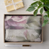 コテージ薄紫フローララベンダーエフェメラデクページ 薄葉紙 (ギフト)