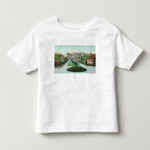 コテージ都市道ViewSanta Cruz、カリフォルニア トドラーTシャツ