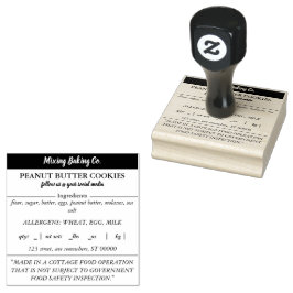 コテージ食品法スタンプ ラバースタンプ