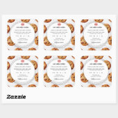 コテージ食品法焼いた品シール スクエアシール (シート)