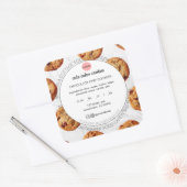 コテージ食品法焼いた品シール スクエアシール (封筒)