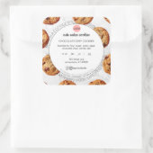 コテージ食品法焼いた品シール スクエアシール (バッグ)