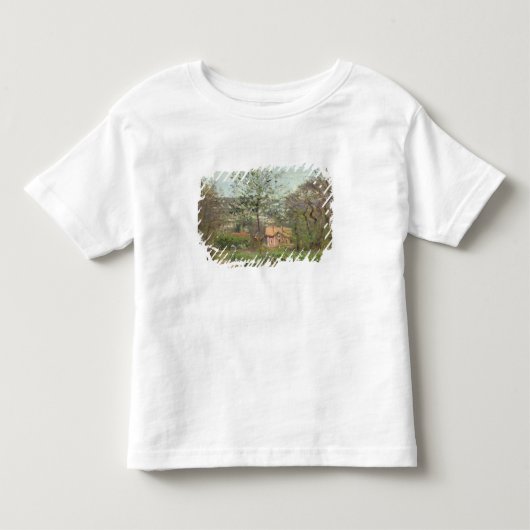 コテージ、かピンクの家 トドラーTシャツ (正面)