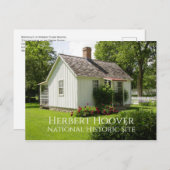 コテージ・ガーデン・ハーバート・フーバー生誕地・アイオワ ポストカード (正面/裏面)