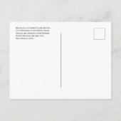 コテージ・ガーデン・ハーバート・フーバー生誕地・アイオワ ポストカード (裏面)