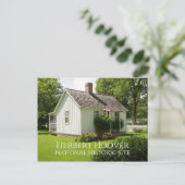 コテージ・ガーデン・ハーバート・フーバー生誕地・アイオワ ポストカード (スタンド正面)