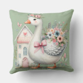 コテージ ゴース フローラル ハウス シーン クッション (裏面)