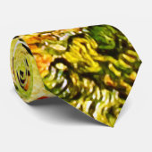 コテージ&サイプレスinノースバンゴッホファインアート ネクタイ (ロール)