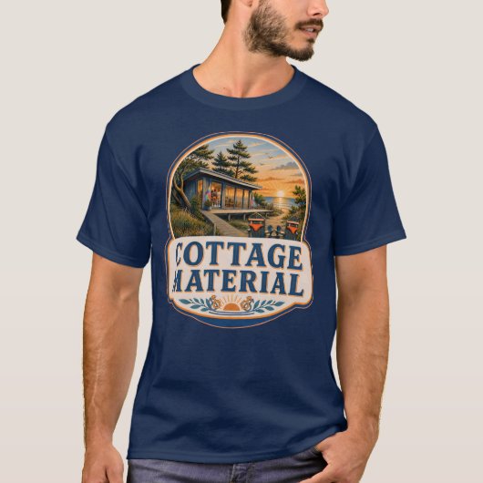 コテージ・マテリアル・ゲイ・クィアTシャツ Tシャツ (正面)