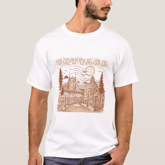 コテージ Tシャツ (正面)