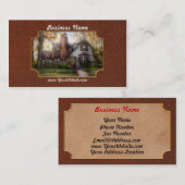 コテージ- Westfield、NJ - hous祖母Ridinghoods 名刺 (正面/裏面)