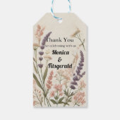 コテー素朴ジェーレ結婚式の引き出物ラベル ギフトタグ (裏面)