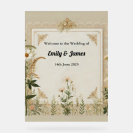 コテ素朴ガケ結婚ーレ徴候 アクリルサイン