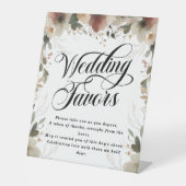 コテ素朴ガコアフローラ結婚式の引き出物 台座サイン (正面)