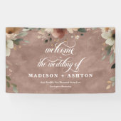 コテ素朴ガコーレダスティピンクズ結婚ウェルカム 横断幕 (横)