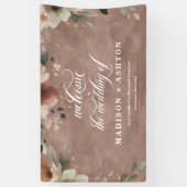 コテ素朴ガコーレダスティピンクズ結婚ウェルカム 横断幕 (縦)