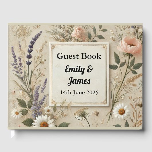 コテ素朴ダジェコ結婚ーズゲストブック ゲストブック (正面)