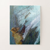 コディアクブラウンベアジグソーパズル ジグソーパズル (縦)