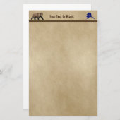 コディアクベアオンオールド紙 便箋 (正面/裏面)