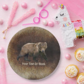 コディアクベアオンカリブファー ペーパープレート (パーティー)