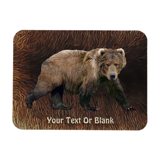 コディアクベアオンカリブファー マグネット (横)