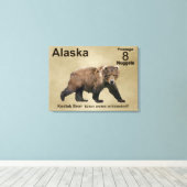 コディアクベアー キャンバスプリント (インサイチュ (ウッドフロア))