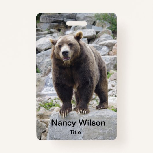 コディアクベアー バッジ (正面)