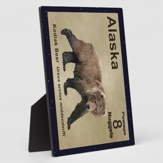 コディアクベアー フォトプラーク (側面)