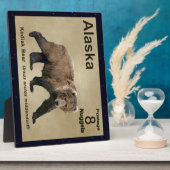 コディアクベアー フォトプラーク (側面)