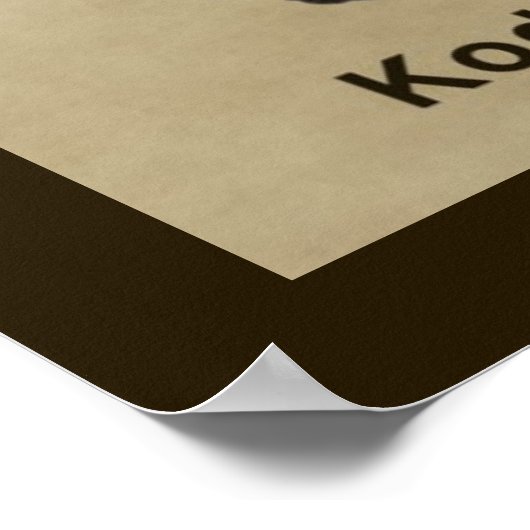 コディアクベアー ポスター (角)