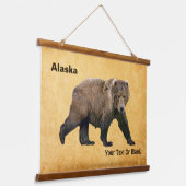 コディアクベアー 吊り下げ型タペストリー (傾斜あり)