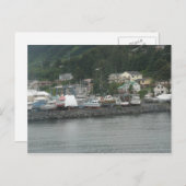 コディアックアイランド魚釣りボーツハガキ ポストカード (正面/裏面)