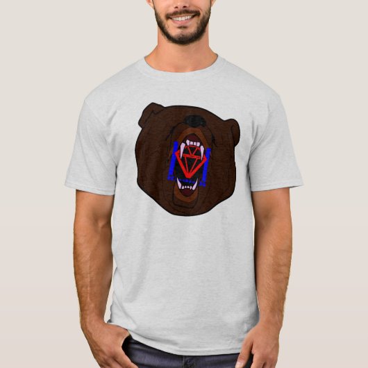 コディアックヒグマのティー Tシャツ (正面)